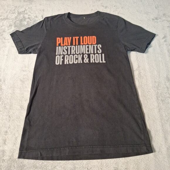 ROCK AND ROLL HALL OF FAME MUSEUM T-Shirt Size Small Vintage Double-Sided Cotton - Picture 1 of 7